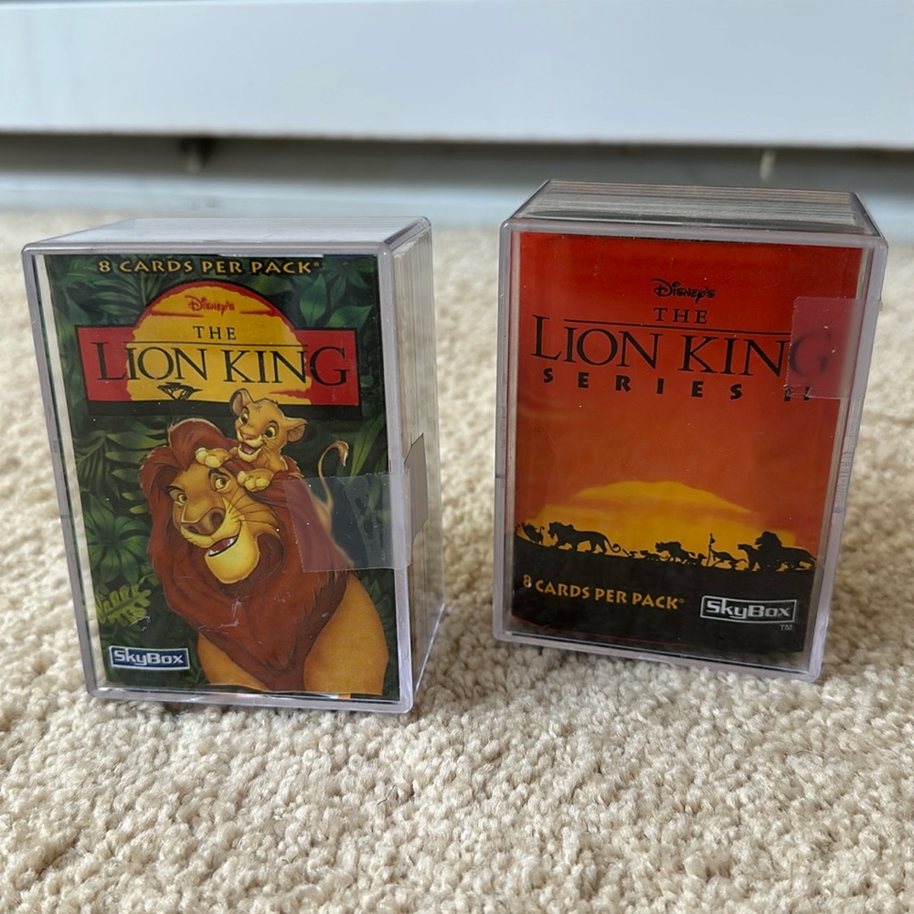 Disney Sky Box Lion King trading cards
